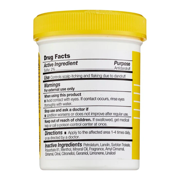Sulfur-8 Medicated Anti-Dandruff HAIR & SCALP CONDITIONER 4 oz - Image 2