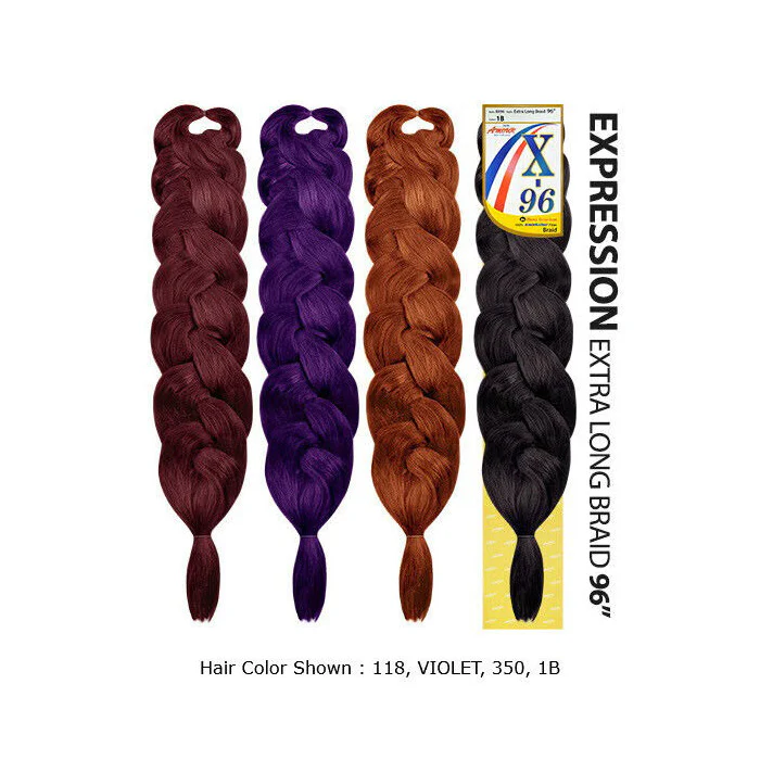 Amour X-96 100% Kanekalon Braid - EXTRA LONG 96" - Image 3