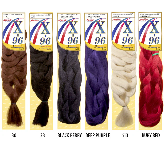 Amour X-96 100% Kanekalon Braid - EXTRA LONG 96" - Image 4