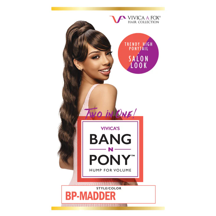 Bang N Pony by Vivica A Fox Ponytail Hair Pieces - BP-MADDER - Image 3
