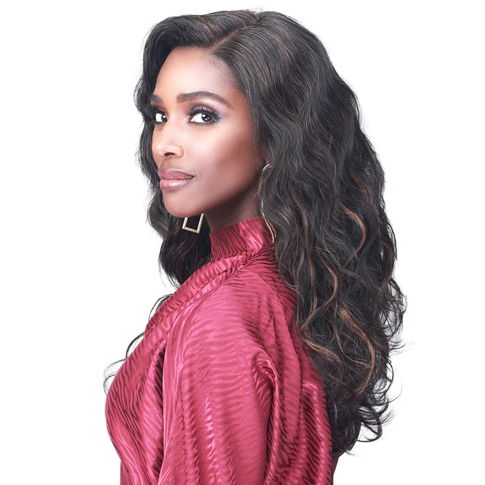 Bobbi Boss 100% Premium Remy Hair 13X4 HD Lace Wig - MHLF920 NATURAL WAVE 20 - Image 2