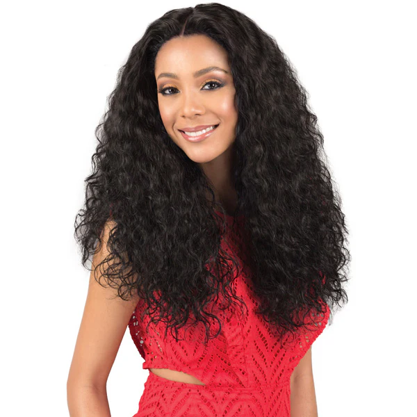 Bobbi Boss 100% Virgin Remy Indiremi Luxury 4x4 Deep lace Front Wig - MHRLF004 NATURAL WAVE 26 - Image 2