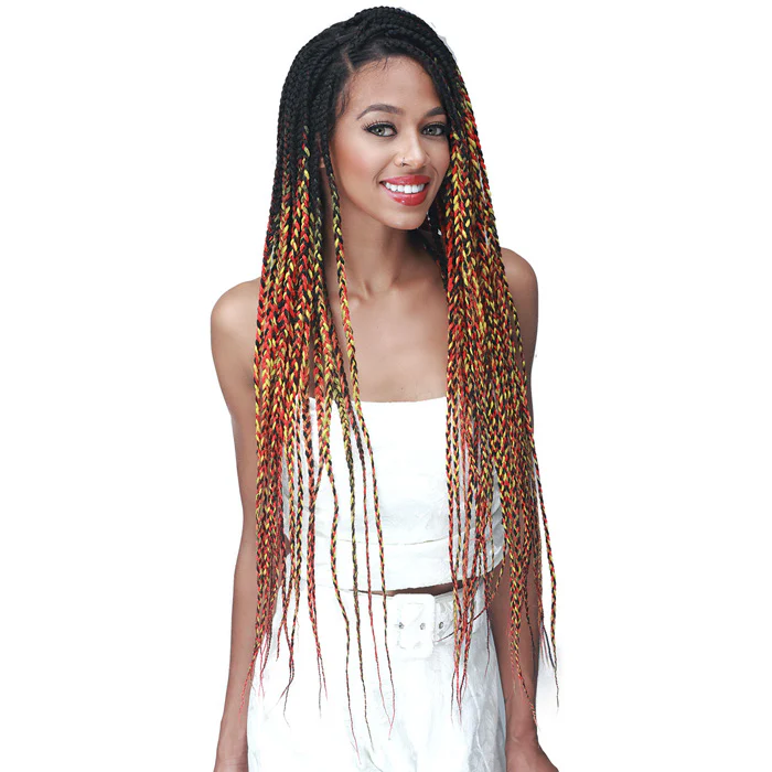 Bobbi Boss 13X5 Lace Front Wig - MLF623 KNOTLESS BOX BRAID 30" - Image 2
