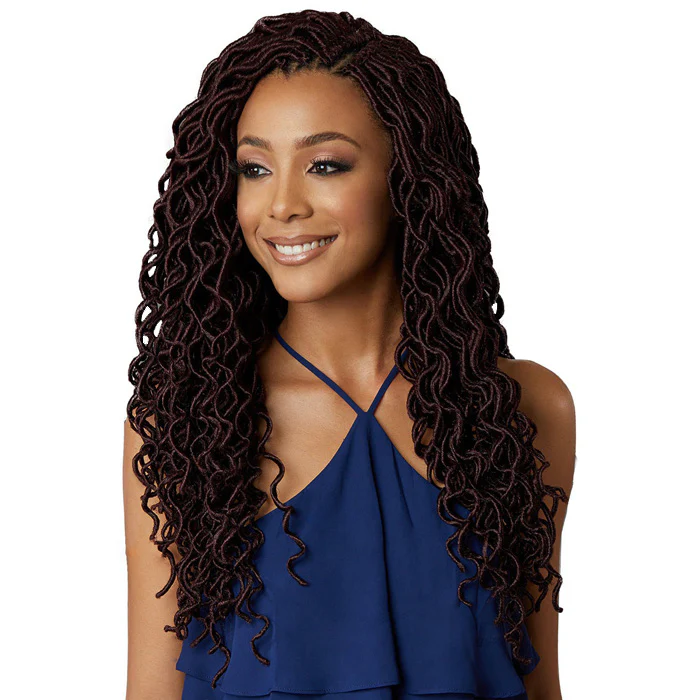 Bobbi Boss African Roots Pre-Looped Crochet Braids - CURLY LOCS 14/18" - Image 3