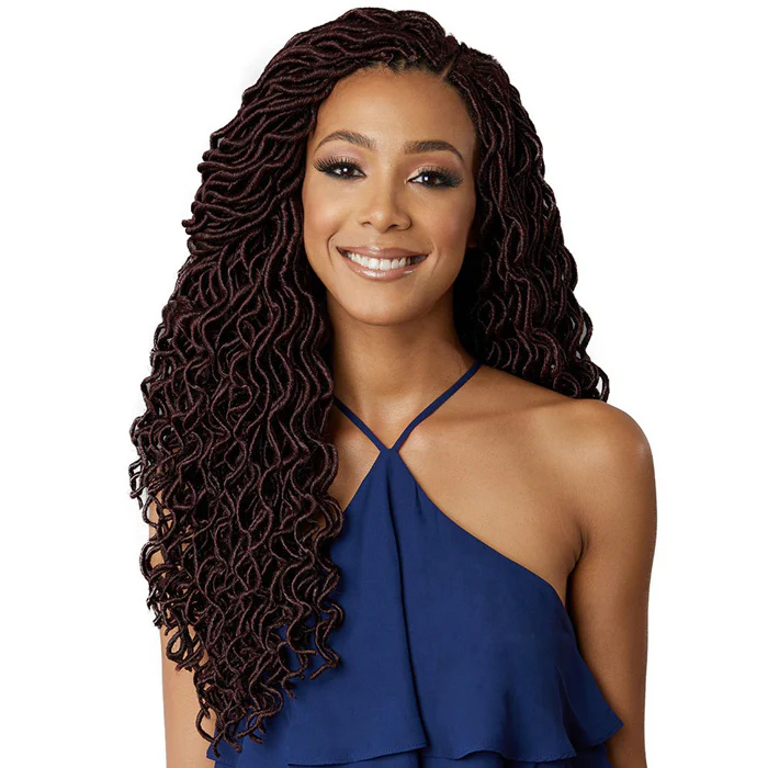 Bobbi Boss African Roots Pre-Looped Crochet Braids - CURLY LOCS 14/18" - Image 4