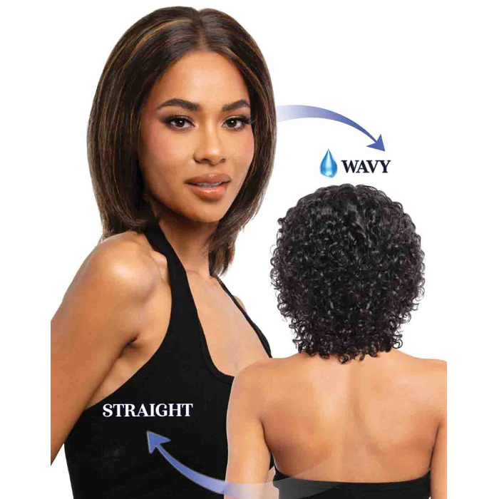 Bobbi Boss Glueless 100% Unprocessed Human Hair 13x4 Lace Front Wig Wet & Wavy - MHLF530 BLAIRE - Image 2