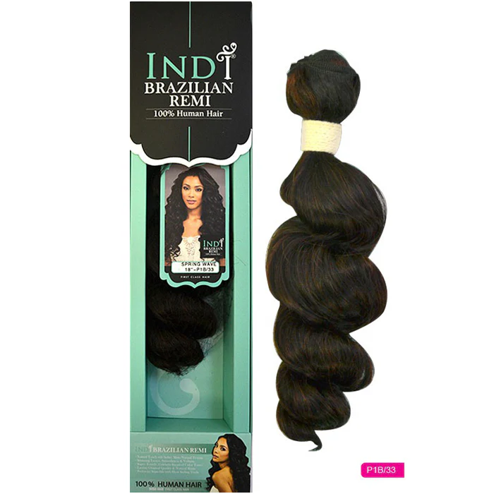 Bobbi Boss Indi Brazilian Remi 100% Human Hair Weave - SPRING WAVE 10-18" - Image 4