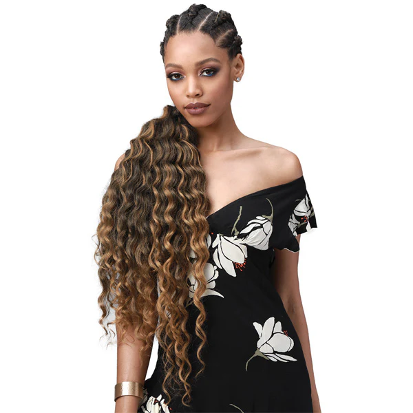 Bobbi Boss King Tips Pre-Feathered Braid - OCEAN WAVE 28" 3X - Image 2