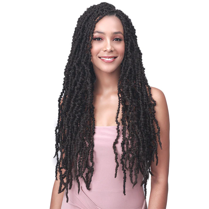 Bobbi Boss Nu Locs Pre-Looped Crochet Braid - DISTRESSED BUTTERFLY LOCS STYLE 18"/24" - Image 2
