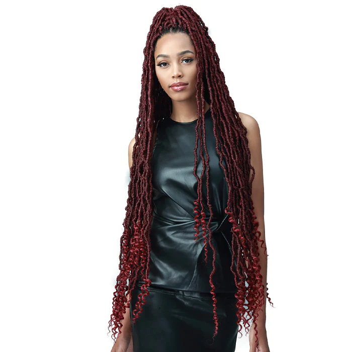 Bobbi Boss Pre-Looped Crochet Braid NU LOCS - CURLY TIPS 36" 2X - Image 3