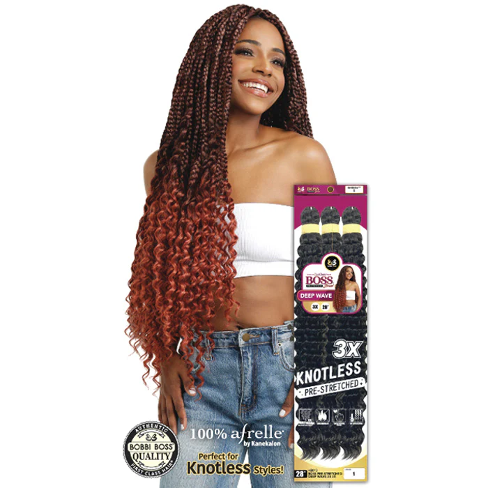 Bobbi Boss Pre-Stretched Braid - HB013 DEEP WAVE 28" 3X - Image 3