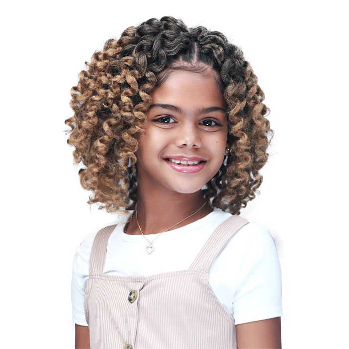 Bobbi Boss Premium Synthetic Boss Kids Braid - HAPPY CURL 6 2X - Image 2