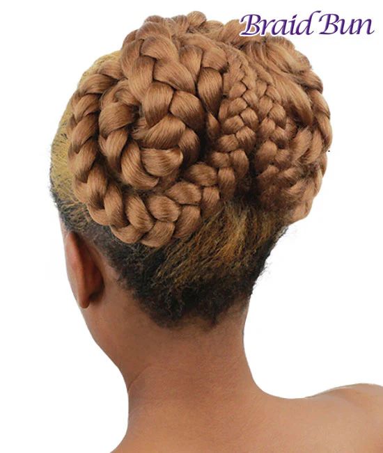 Bobbi Boss Speedy Up Do Braid Bun DOUBLE RAINBOW [D] - Image 4