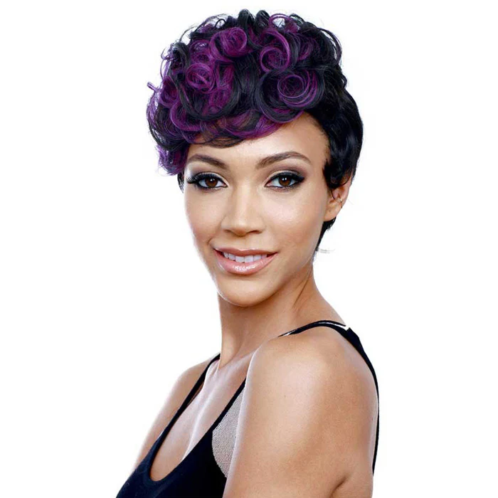 Bobbi Boss Visso 100% Human Hair Weave - GLAM SHORT 3 PCS (1 Pack Complete)