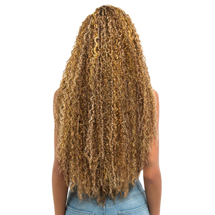Bobbi Boss Xtra Boho Pre-Looped Crochet Braids - BOHO FINE TWIST+WAVE 14/24 3X - Image 3