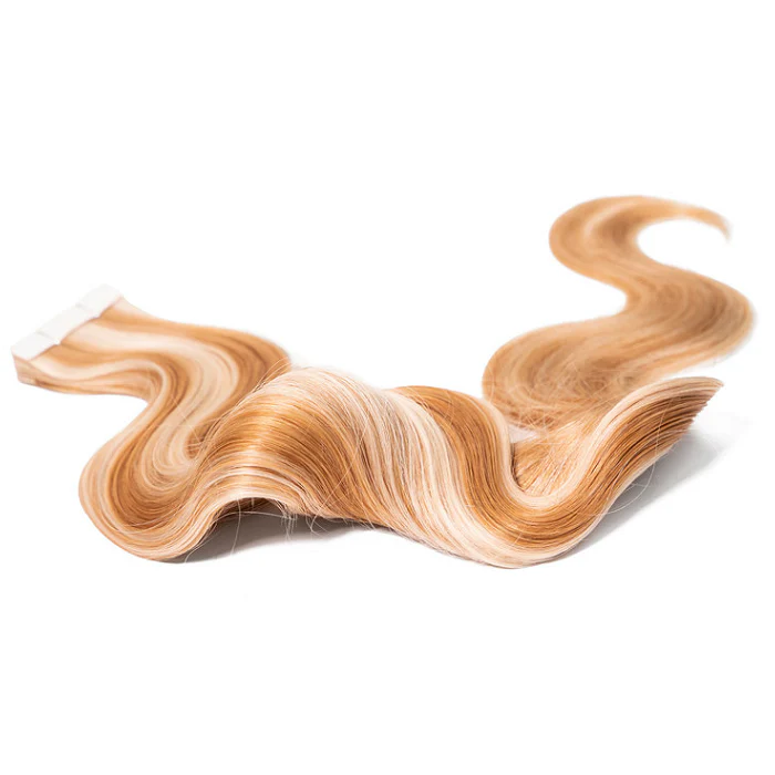 Bohyme 100% Remi Human Hair TAPE IN Extension Weave - BODY WAVE 14-26" - Image 2