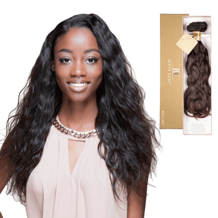 Bohyme Birth Remi 100% Unprocessed Virgin Human Hair Weave - LOOSE WAVE 12/18" (Machine Tied) - Image 2
