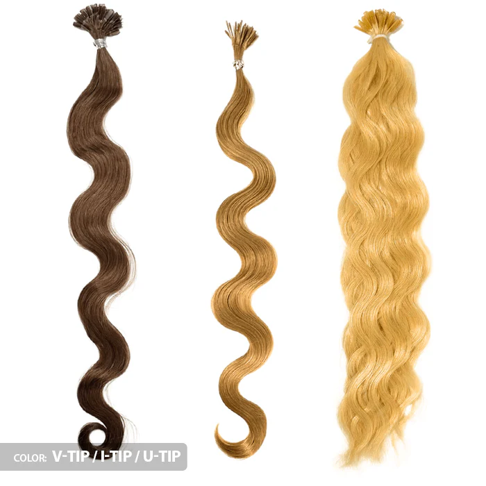 Bohyme Remi Glue Tips Extension Weave - BODY WAVE 27/60/120 PCS (14/18/22 Inch) - Image 3