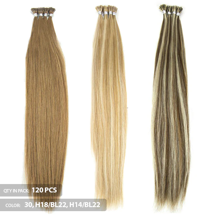 Bohyme Remi Glue Tips Extension Weave - SILKY STRAIGHT 27/60/120 PCS (14/18/22 Inch) - Image 7