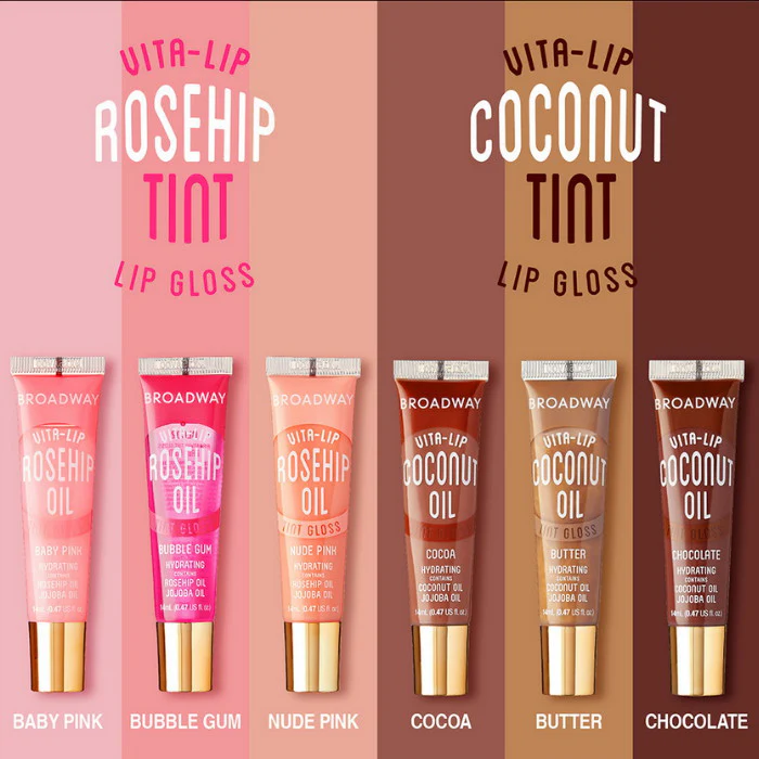 Ruby Kisses Broadway Vita Lip Coconut Oil Tint Lip Gloss 0.47fl - Image 4
