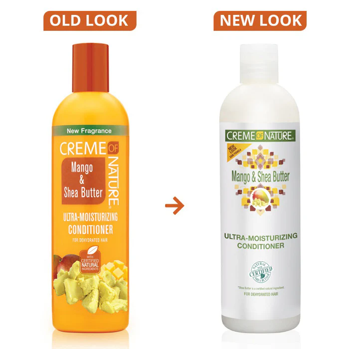 Creme of Nature Ultra-Moisturizing Conditioner For Dehydrated Hair - MANGO & SHEA BUTTER 12 oz - Image 2