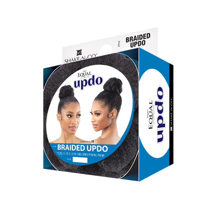 Equal Updo Bun - BRAIDED UPDO - Image 3