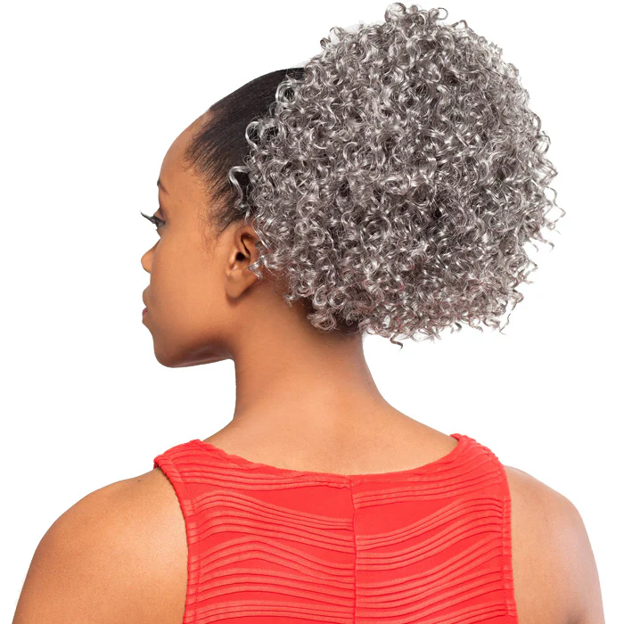 Foxy Silver Collection Drawstring Ponytail - DS 005