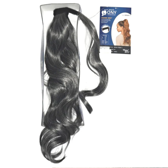Foxy Silver Easy Wrap Ponytail - PONY 1 - Image 3