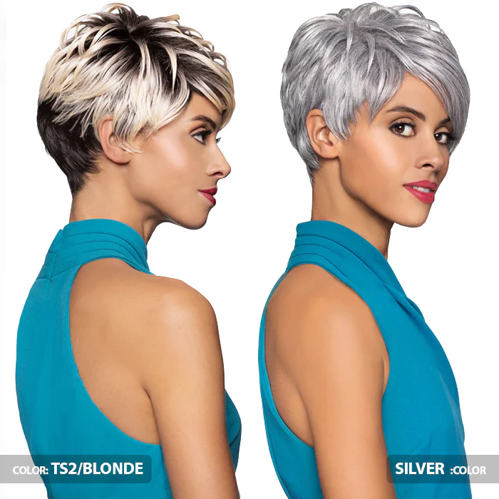 Foxy Silver Salt N Pepper Full Wig - ANABEL - Image 3