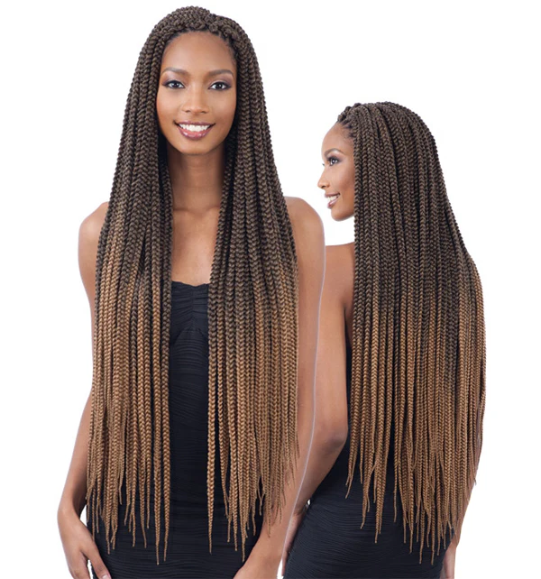 Freetress Crochet Braid 2X LARGE BOX BRAIDS 30 Inch - Image 2