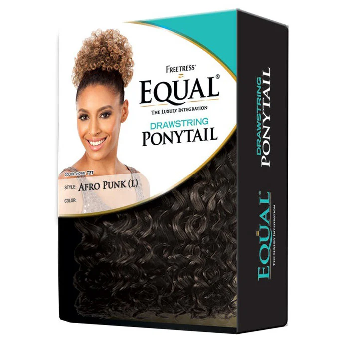 Freetress Equal Drawstring Ponytail AFRO PUNK (Medium) - Image 3