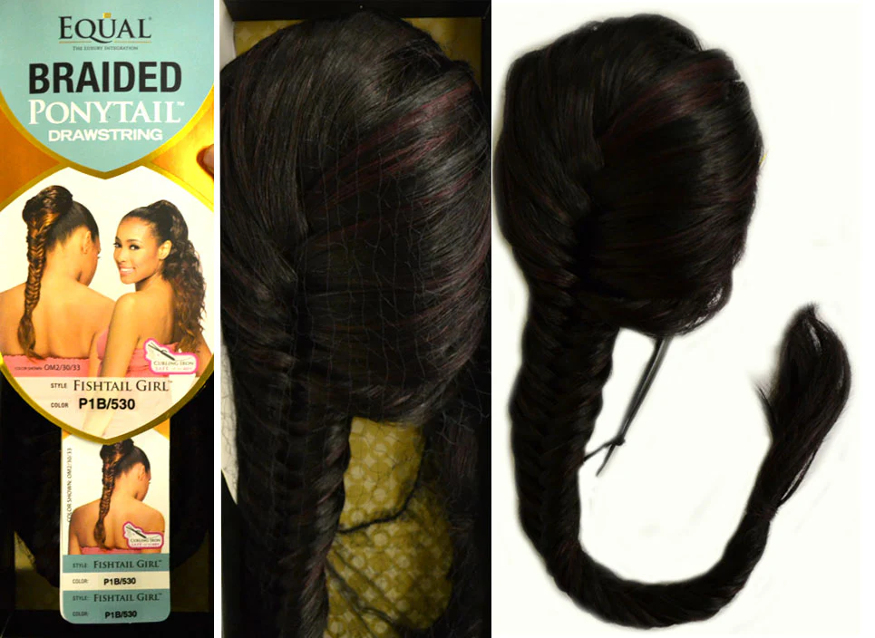 Freetress Equal Drawstring Ponytail FISHTAIL GIRL - Image 3