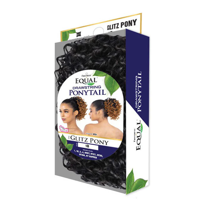 Freetress Equal Drawstring Ponytail - GLITZ PONY - Image 3