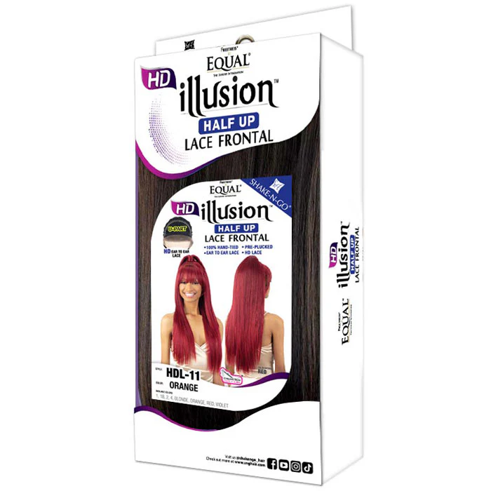 Freetress Equal HD Illusion Half Up Lace Frontal Wig - HDL-11 - Image 7