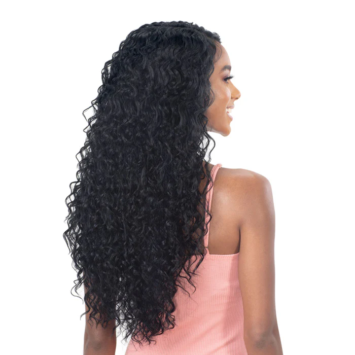 Shake N Go Freetress Equal Synthetic Hi-Def Frontal Effect Ear to Ear HD Lace Front Wig - AVANI - Image 2