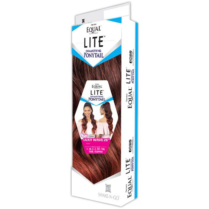 Freetress Equal Lite Drawstring Ponytail - LUXY WAVE 28" - Image 3
