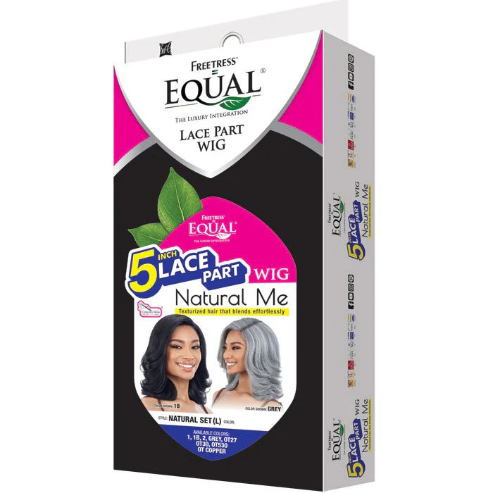 Freetress Equal Natural Me 5" Lace Part Wig - NATURAL SET (L) - Image 3