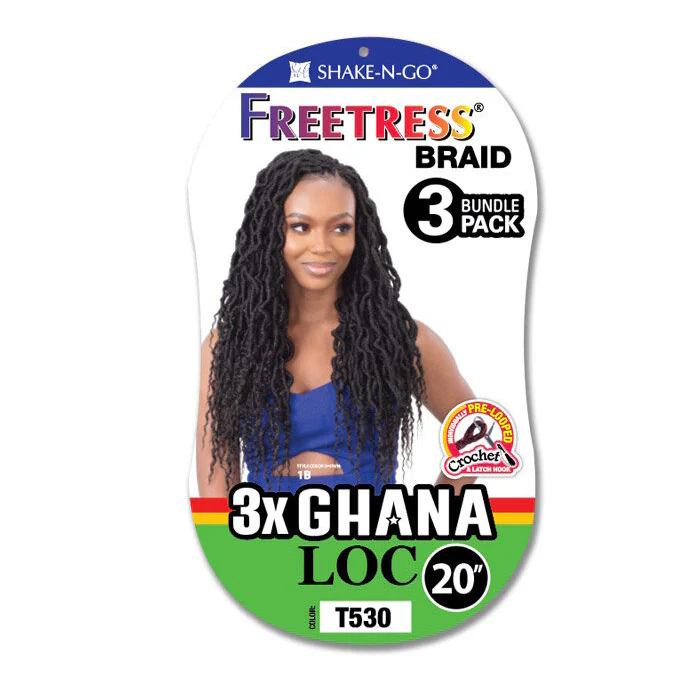 Freetress Pre-Looped Crochet Braid - 3X GHANA LOCS 20" - Image 4