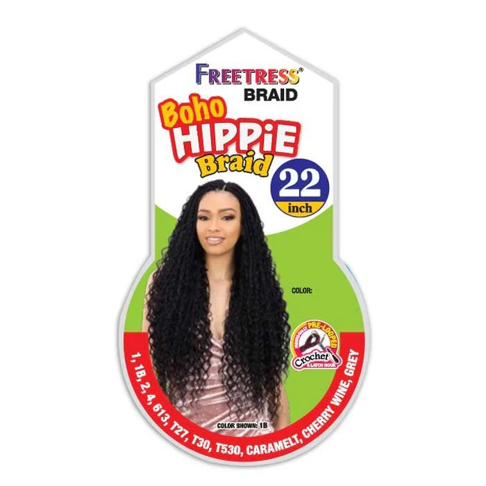 Freetress Pre-Looped Crochet Braid - BOHO HIPPIE BRAID 22" - Image 3