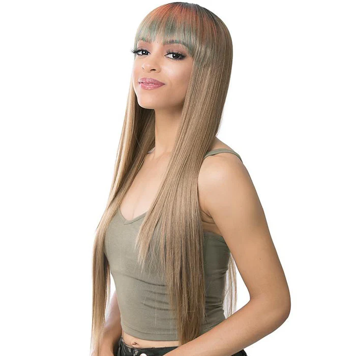 It's a Wig Human Hair Blend Full Wig - HH BANG STRAIGHT 32" - Image 3