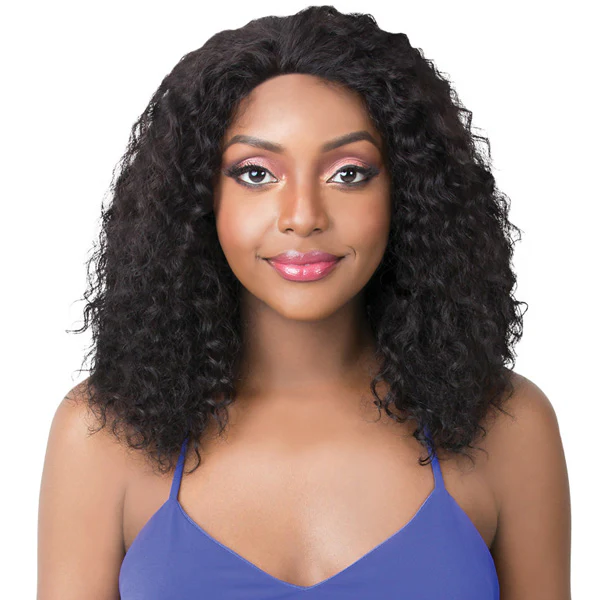 It's a Wig Human Hair Salon Remi Swiss Lace Front Wig - HH S LACE WET N WAVY DEEP - Image 3