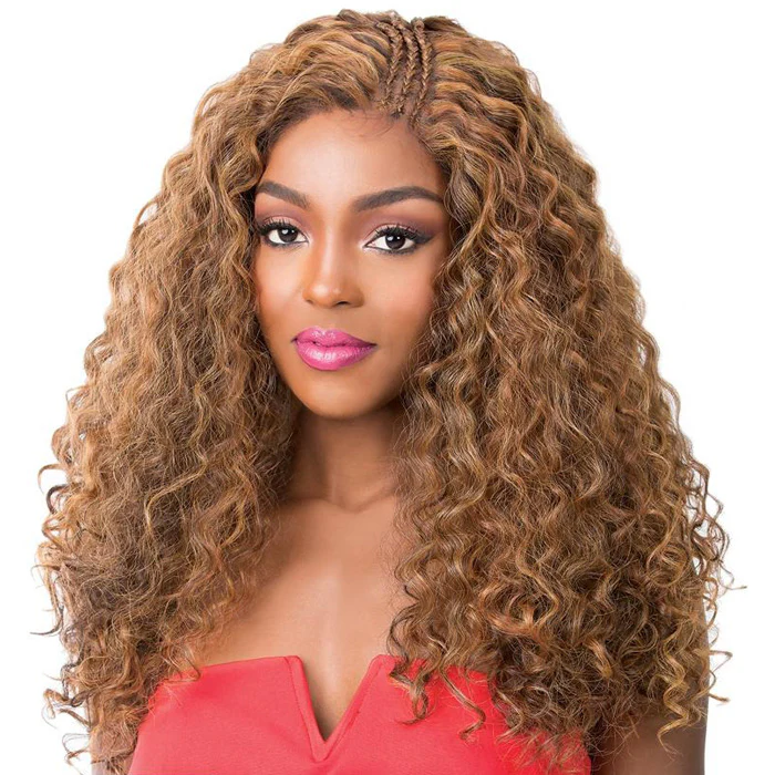 Its a Wig Synthetic Swiss Lace Front Wig SWISS LACE T BRAIDED PART KANDEE - Image 9