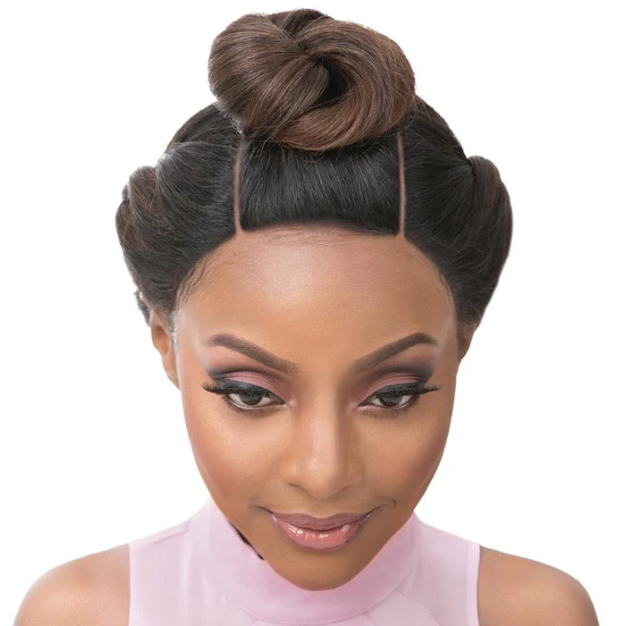 It's A Wig Vixen Y 100% Human Hair Premium Mix Y-Part Lace Wig - VIXEN Y YAKI STRAIGHT - Image 6