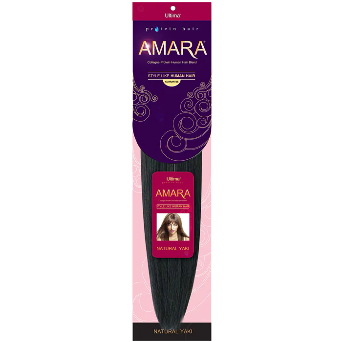 It's Ultima Amara Weave Organic Protein Hair - NATURAL YAKI 18/20/24" - Image 6