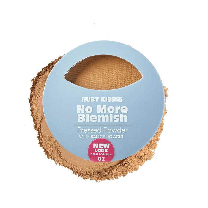 Ruby Kiss No Blemish Control Pressed Powder with Salicylic Acid