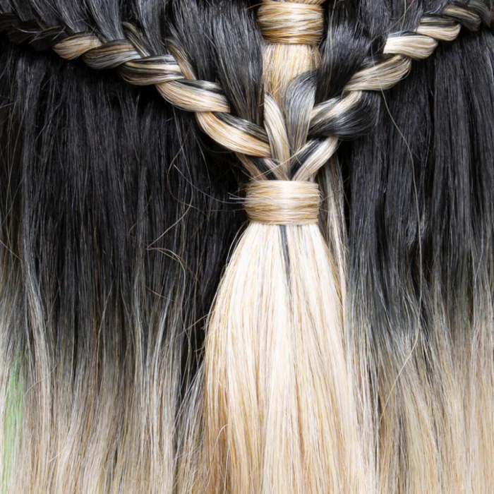 Janet Collection Braided Extended Part Swiss Lace Wig - LANA - Image 7