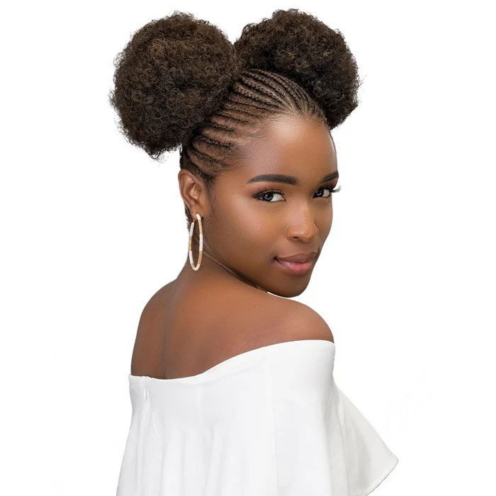 Janet Collection Drawstring Ponytail - AFRO PUFF 2 pcs - Image 3