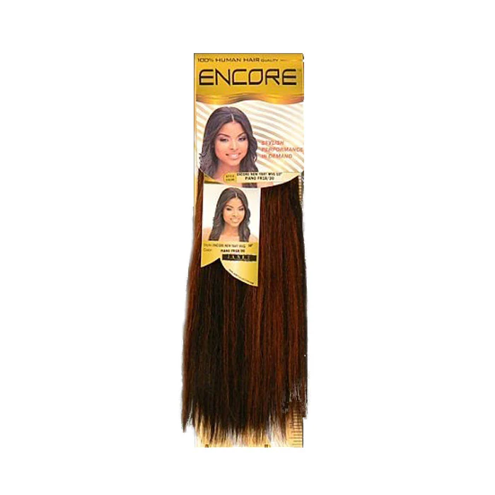Janet Collection Encore Human Hair Blend Weave - NEW YAKY 10-24" - Image 4