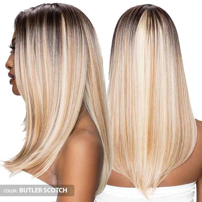 Janet Collection Melt 13X6 Swiss Lace Front Wig - POLINA - Image 3