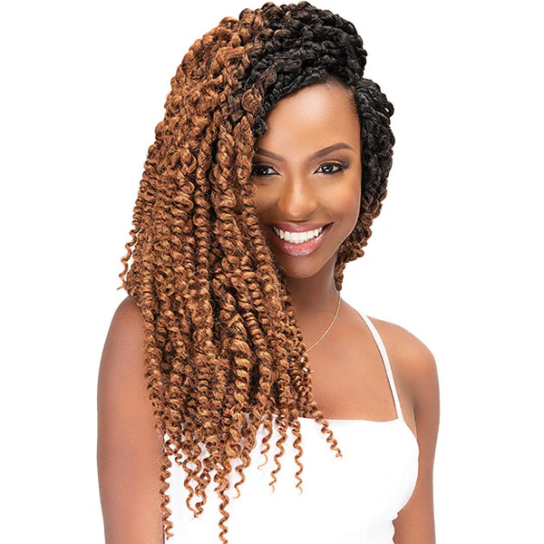 Janet Collection Nala Tress Pre-Looped Crochet Braid - BOHO TWIST BRAID 18" - Image 2